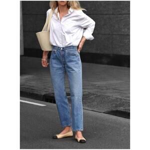 Levi’s 505 Vintage Women’s Sz 28 High Rise Jeans 90s Straight Leg Cotton Denim
